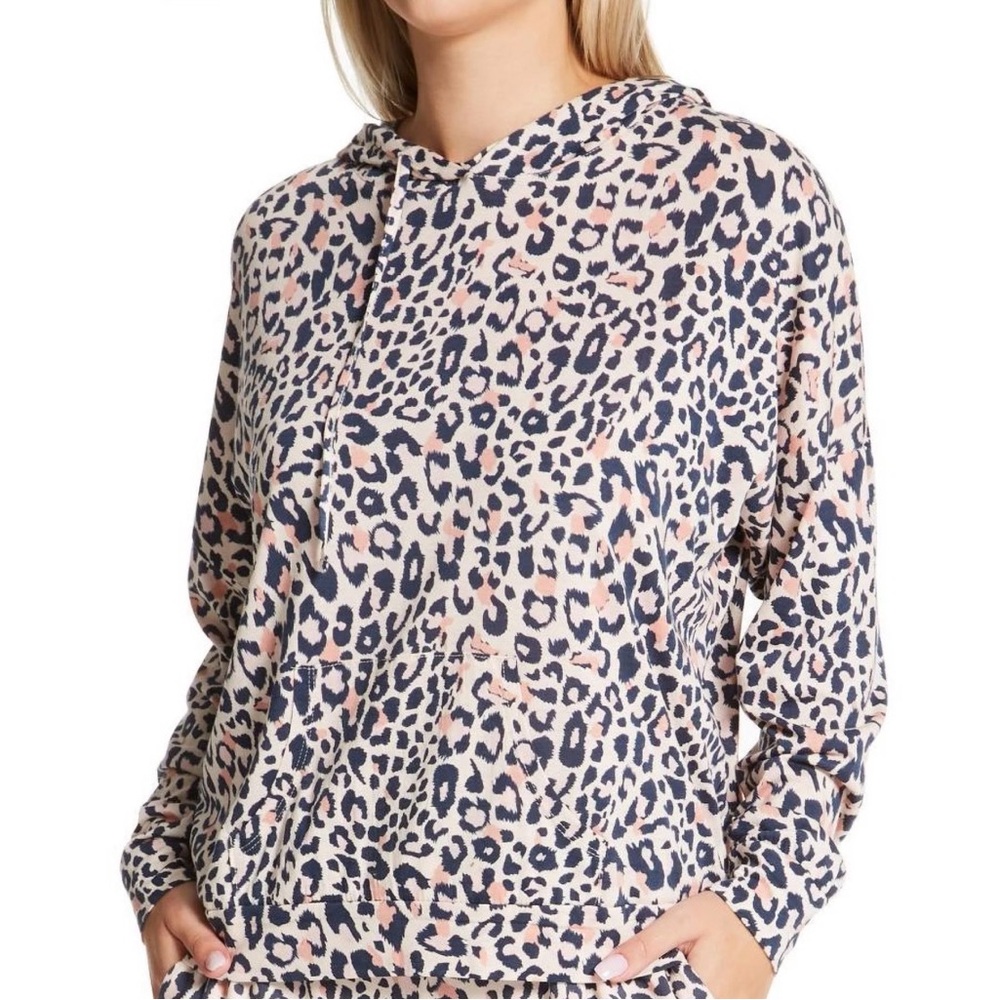 Honeydew Intimates Leopard Print Top - Blue and Pink